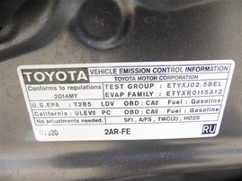 2014 Toyota Camry SE Gray 2.5L AT #Z23263